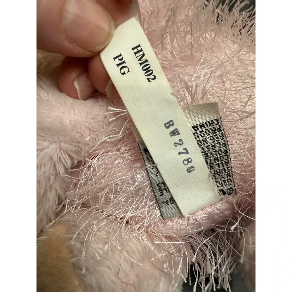 Ganz Webkinz Pig HM002 Pink Fuzzy Plush Stuffed Animal Toy with‎ Tush Tag